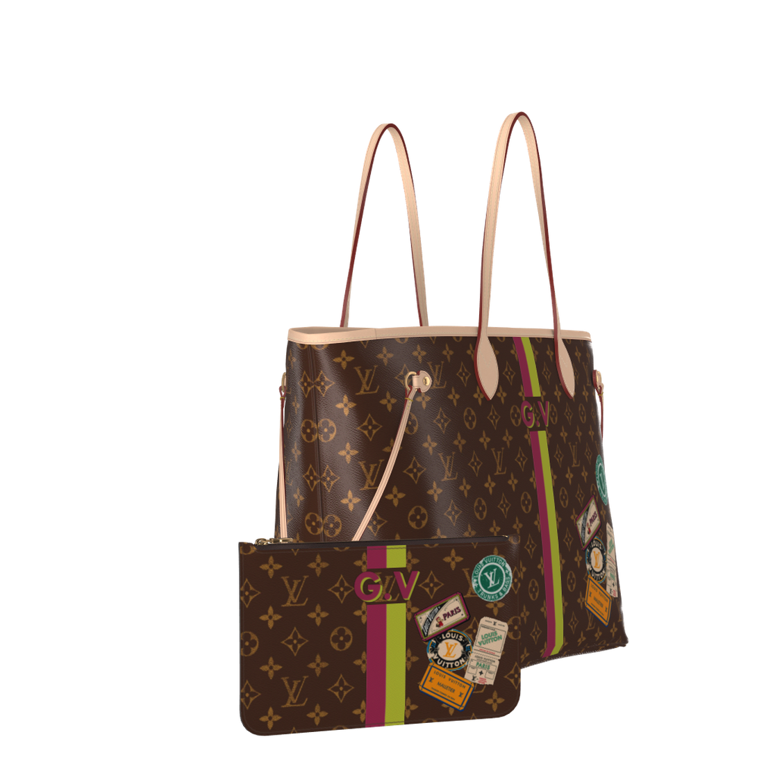Neverfull GM Mon Monogram