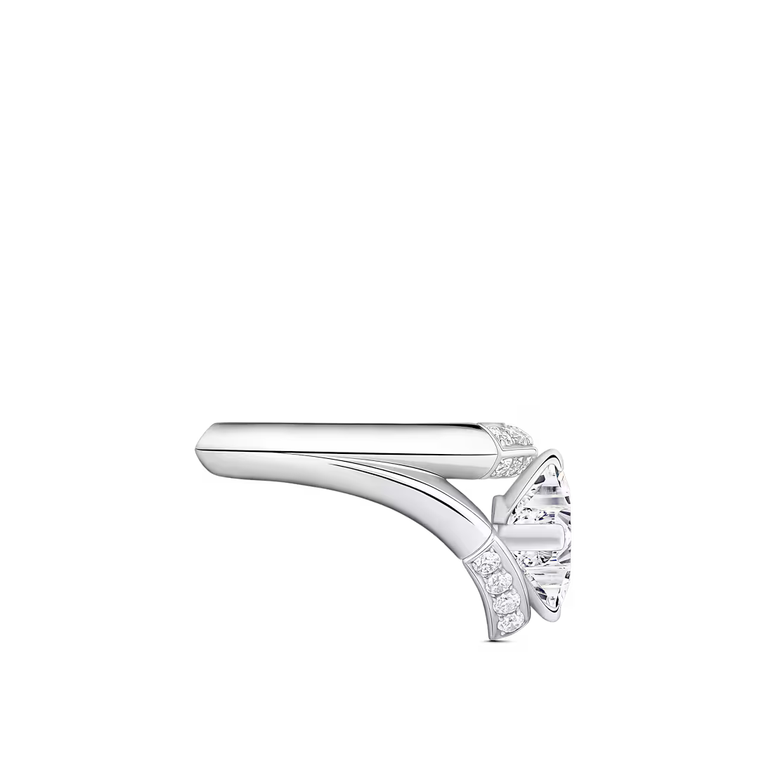 LV Diamonds Pavé Double Ring – Monogram Star